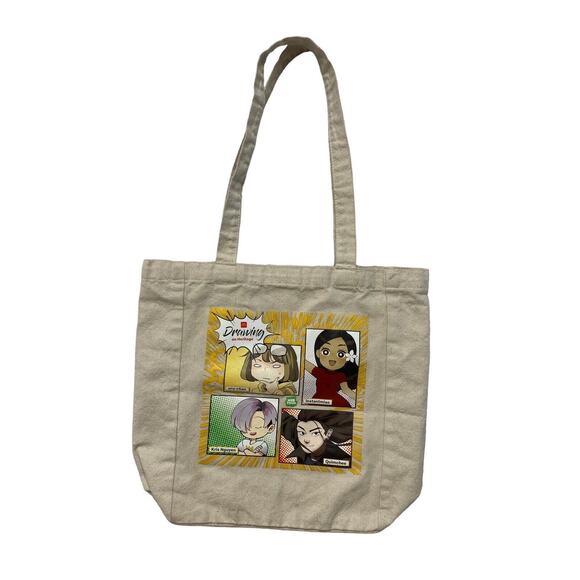 WEBTOON Canvas Bag Drawing on Heritage McDonalds uru-chan Quimchee Kris Nguyen - Picture 1 of 8